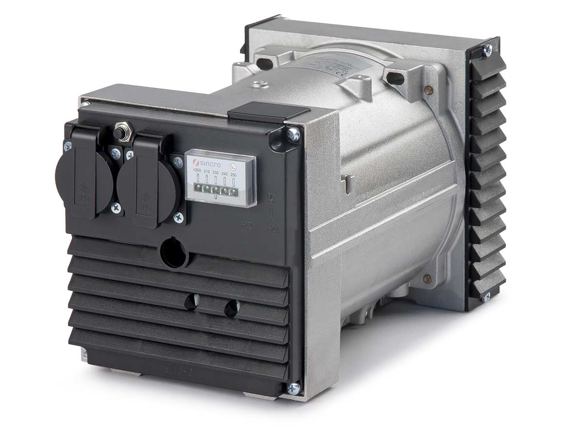 three phase 2 poles IP23 alternator AVR